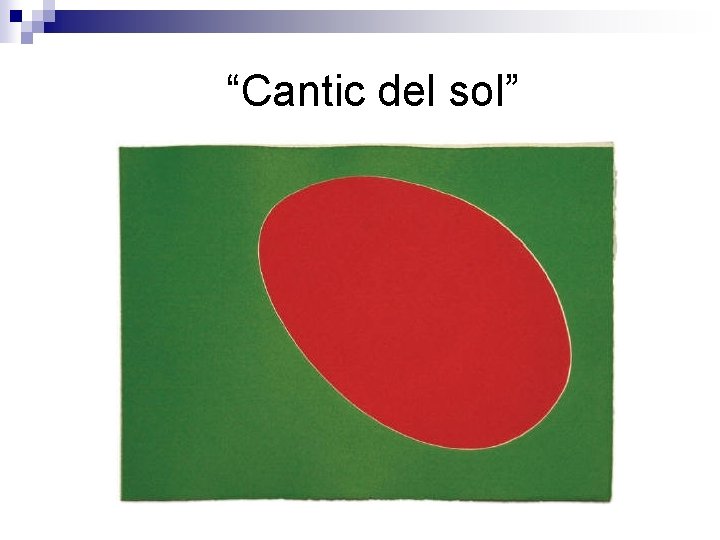 “Cantic del sol” 