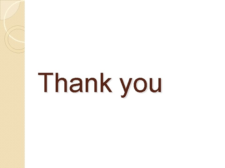 Thank you Thank you