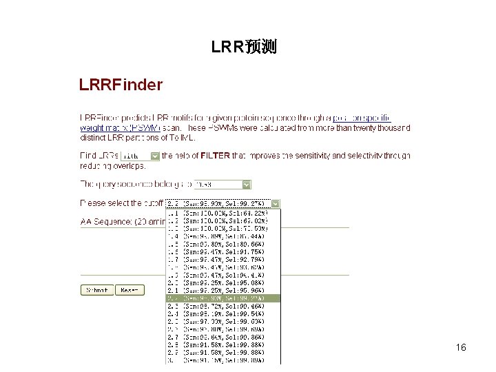 LRR预测 16 