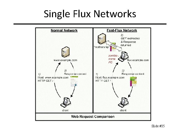 Single Flux Networks Slide #35 