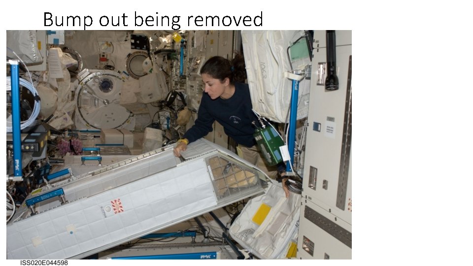 Bump out being removed 