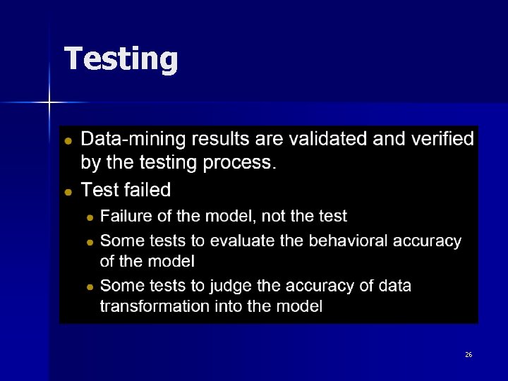 Testing 26 Testing 26