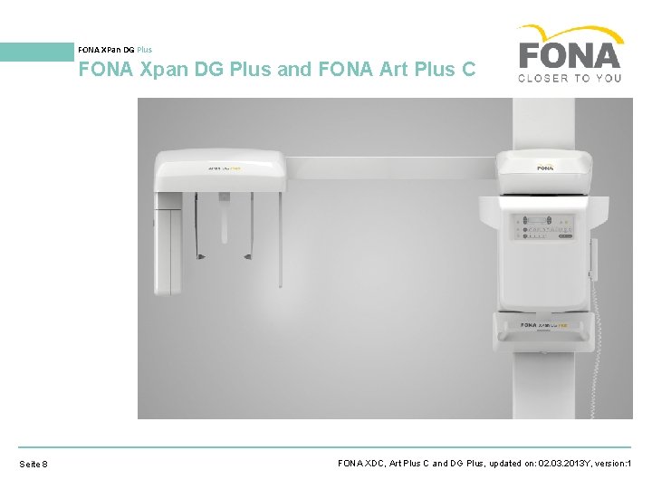 FONA XPan DG Plus FONA Xpan DG Plus and FONA Art Plus C Seite