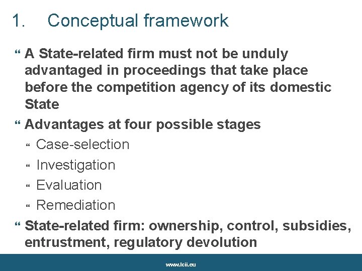 IMPLICATIONS OF COMPETITIVE NEUTRALITY FOR COMPETITION AGENCIES A