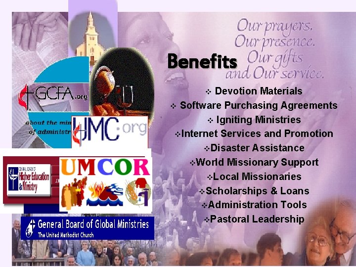 Benefits Devotion Materials v Software Purchasing Agreements v Igniting Ministries v. Internet Services and