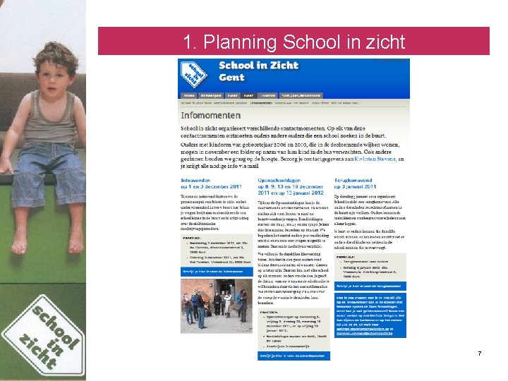 1. Planning School in zicht 7 