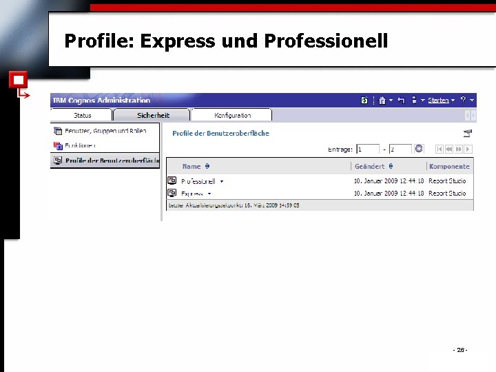 Profile: Express und Professionell - 26 - . 