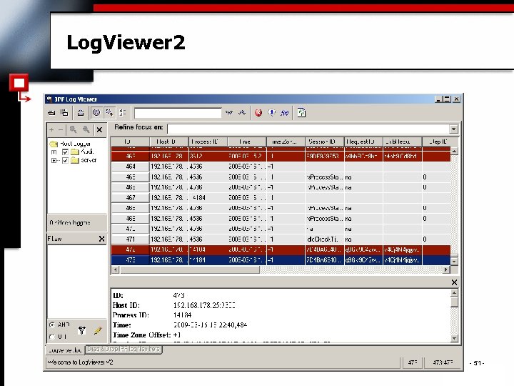 Log. Viewer 2 - 51 - . 