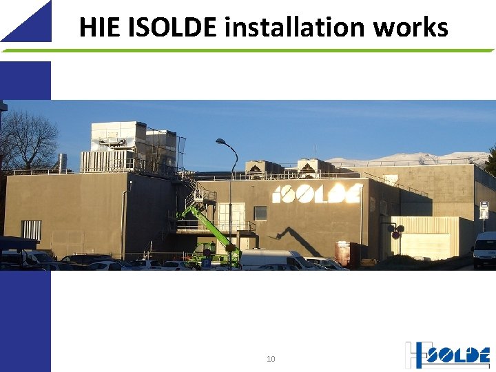 HIE ISOLDE installation works 10 