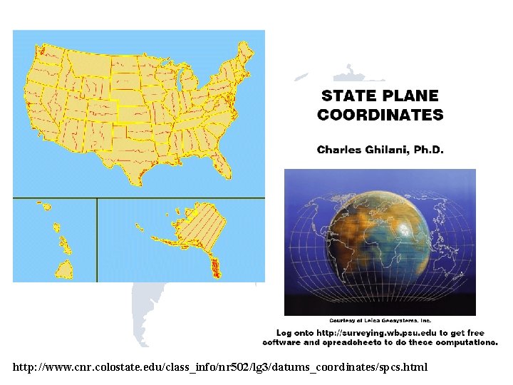 http: //www. cnr. colostate. edu/class_info/nr 502/lg 3/datums_coordinates/spcs. html http: //www. cnr. colostate. edu/class_info/nr 502/lg 3/datums_coordinates/spcs. html