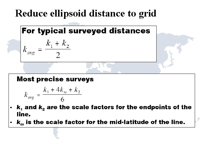 Reduce ellipsoid distance to grid Reduce ellipsoid distance to grid