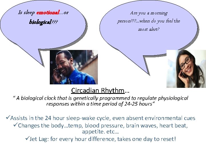 Is sleep emotional…or biological? ? ? Are you a morning person? ? ? .