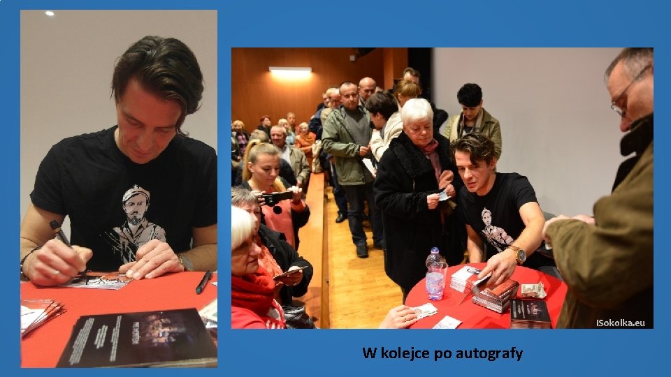 W kolejce po autografy 