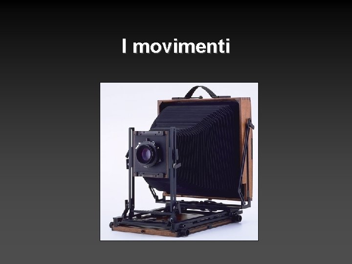 I movimenti I movimenti