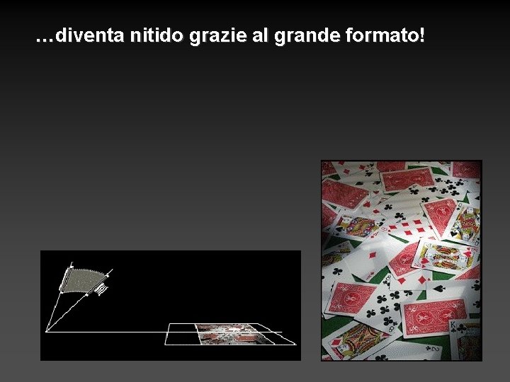 …diventa nitido grazie al grande formato! …diventa nitido grazie al grande formato!