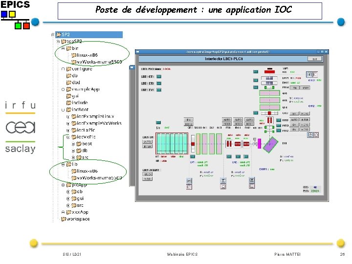 Poste de développement : une application IOC SIS / LD 2 I Webinaire EPICS