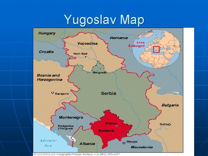 Yugoslav Map 