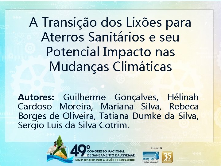 A Transição dos Lixões para Aterros Sanitários e seu Potencial Impacto nas Mudanças Climáticas