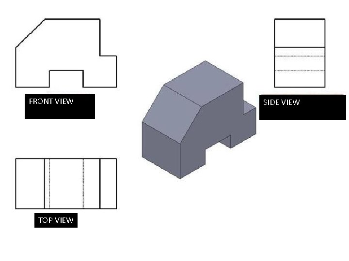 FRONT VIEW TOP VIEW SIDE VIEW 