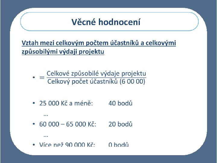 Věcné hodnocení 