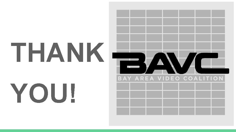 THANK YOU! THANK YOU!