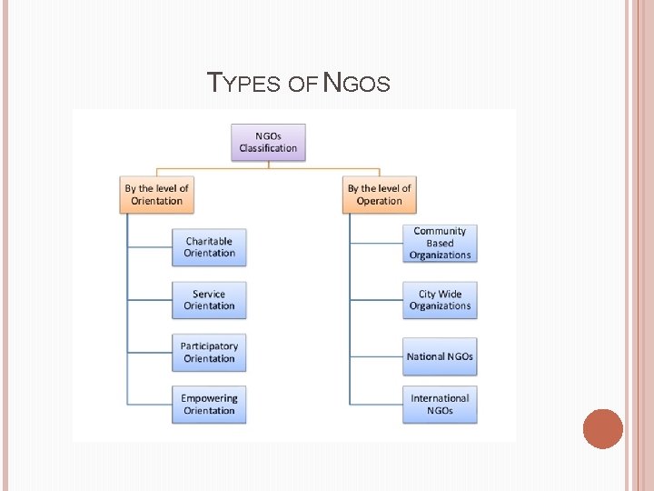 TYPES OF NGOS 