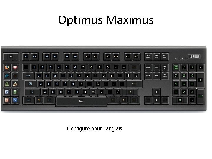 Optimus Maximus Configuré pour l’anglais 