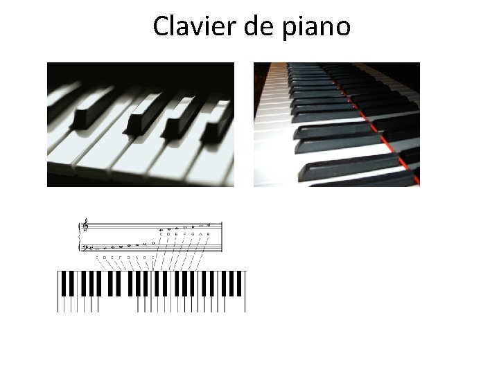 Clavier de piano 