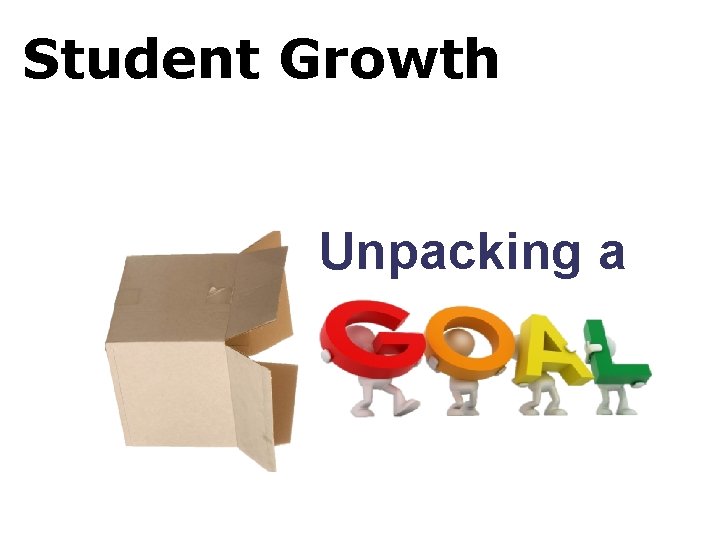 Student Growth Unpacking a 