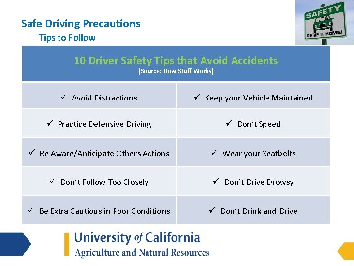 Safe Driving Precautions Tips to Follow 10 Driver Safety Tips that Avoid Accidents (Source: