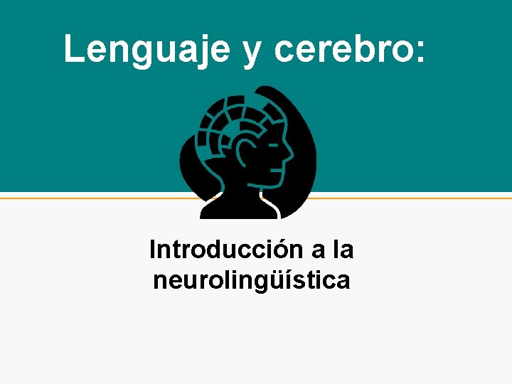 Lenguaje y cerebro: Introducción a la neurolingüística 