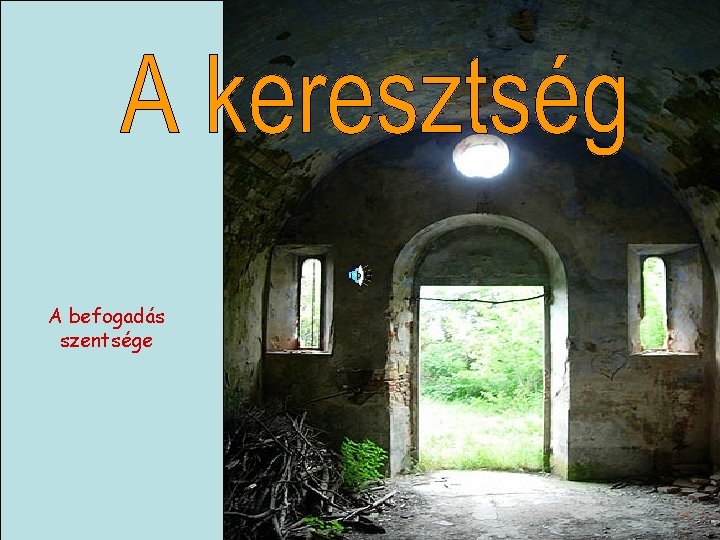 A befogadás szentsége 