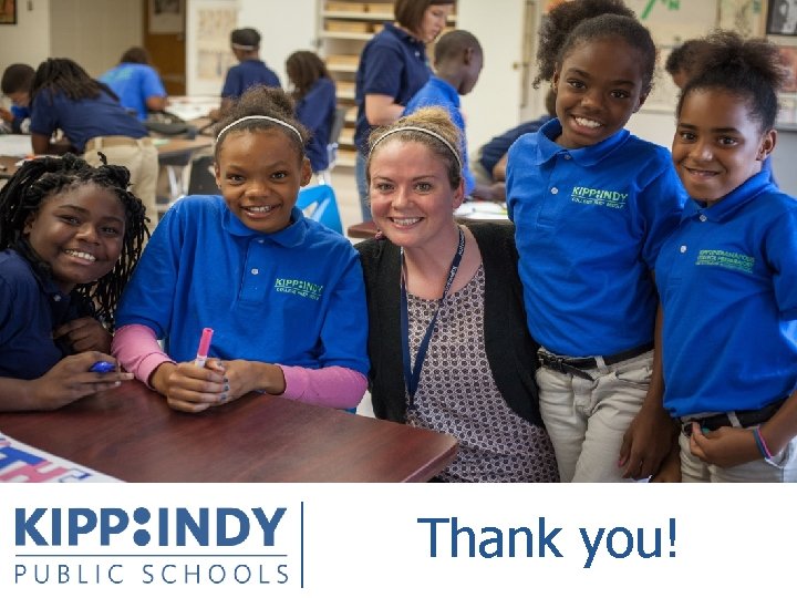KIPP Indy Public Schools Thank you! 