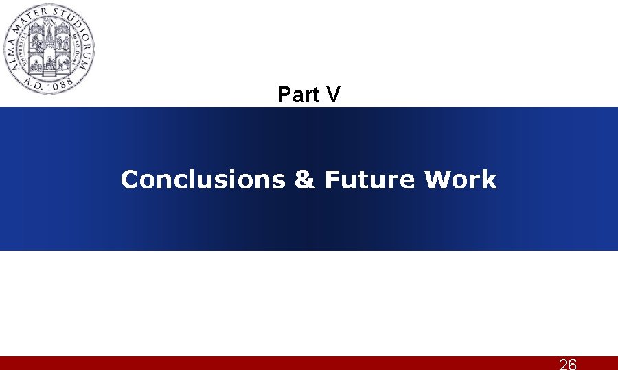 Part V Conclusions & Future Work 