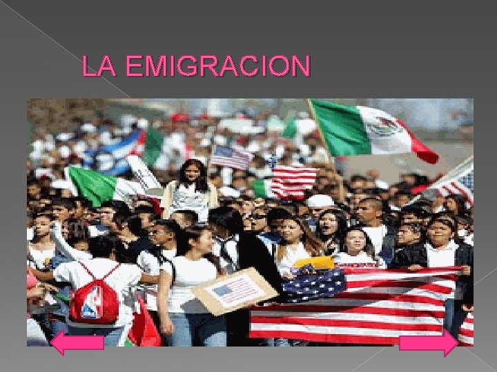 LA EMIGRACION 