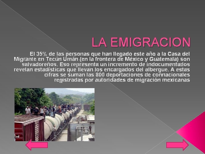 LA EMIGRACION El 35% de las personas que han llegado este año a la