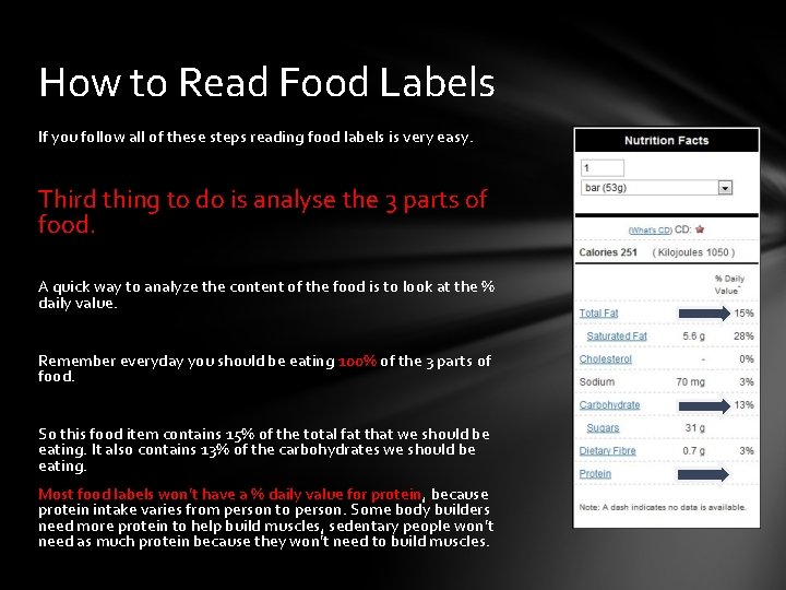 How to Read Food Labels If you follow all of these steps reading food
