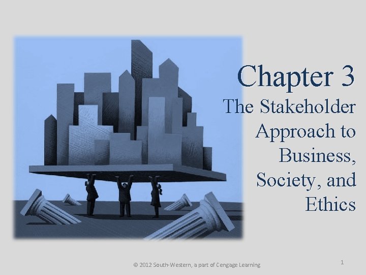Chapter 3 The Stakeholder Approach to Business, Society, and Ethics © 2012 South-Western, a