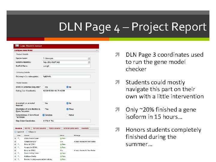 DLN Page 4 – Project Report DLN Page 3 coordinates used to run the