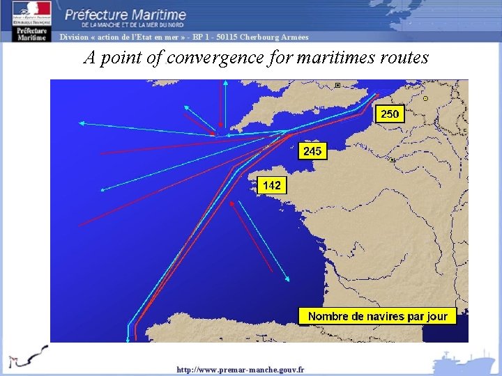 A point of convergence for maritimes routes 