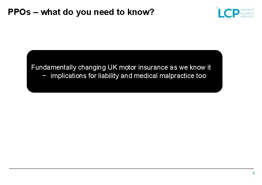 PPOs – what do you need to know? Fundamentally changing UK motor insurance as