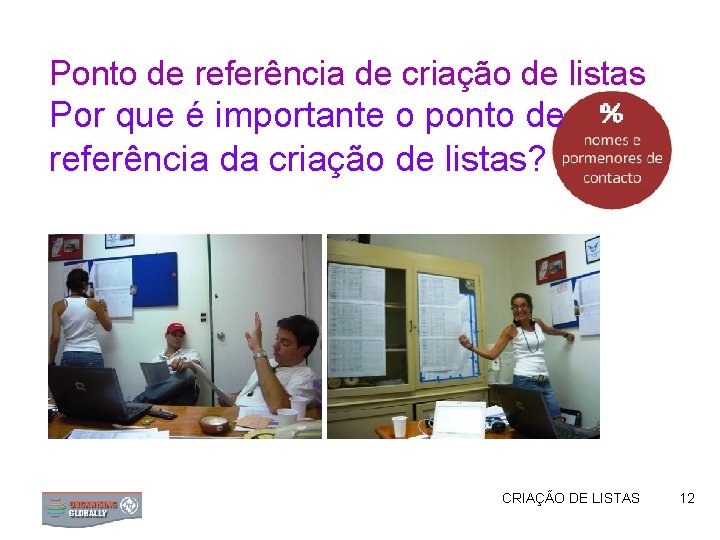 Ponto de referência de criação de listas Por que é importante o ponto de
