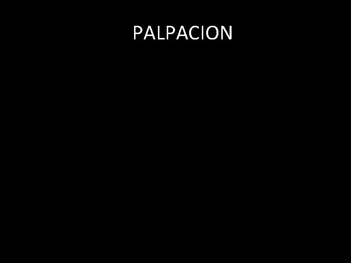 PALPACION 