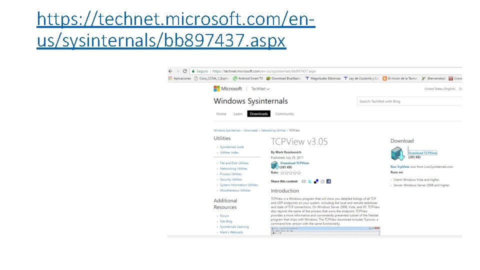 https: //technet. microsoft. com/enus/sysinternals/bb 897437. aspx 