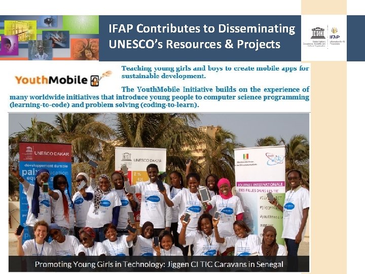 IFAP Contributes to Disseminating UNESCO’s Resources & Projects 