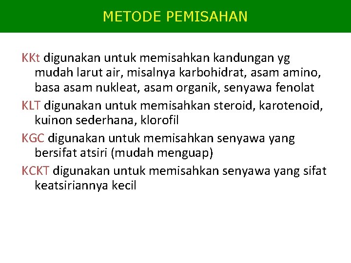 RUANG LINGKUP FITOKIMIA Pustaka Harborne J B 1987