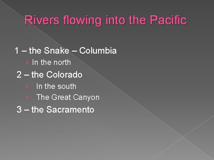 Rivers flowing into the Pacific 1 – the Snake – Columbia › In the