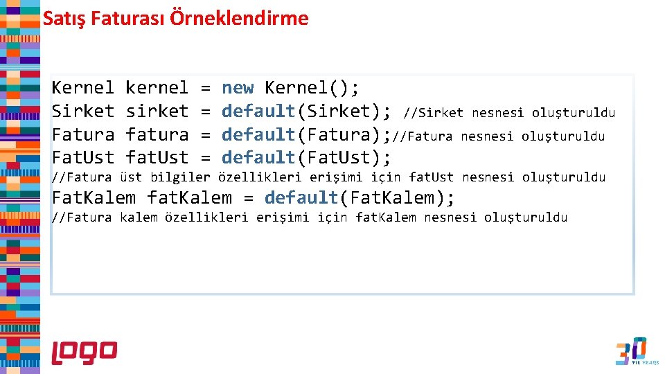 Satış Faturası Örneklendirme Kernel Sirket Fatura Fat. Ust kernel sirket fatura fat. Ust =