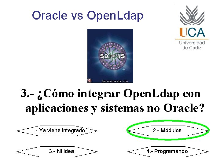 Oracle vs Open. Ldap 3. - ¿Cómo integrar Open. Ldap con aplicaciones y sistemas