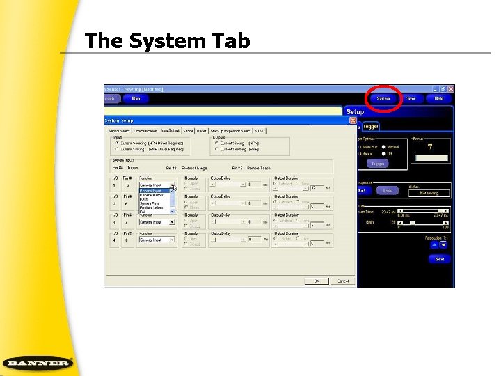 The System Tab 